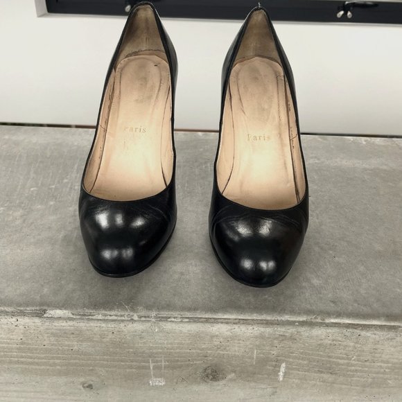 Christian Louboutin Simple Pump - Black - 36.5 - 100mm - Used - Box & Shoe Bag - Picture 1 of 5